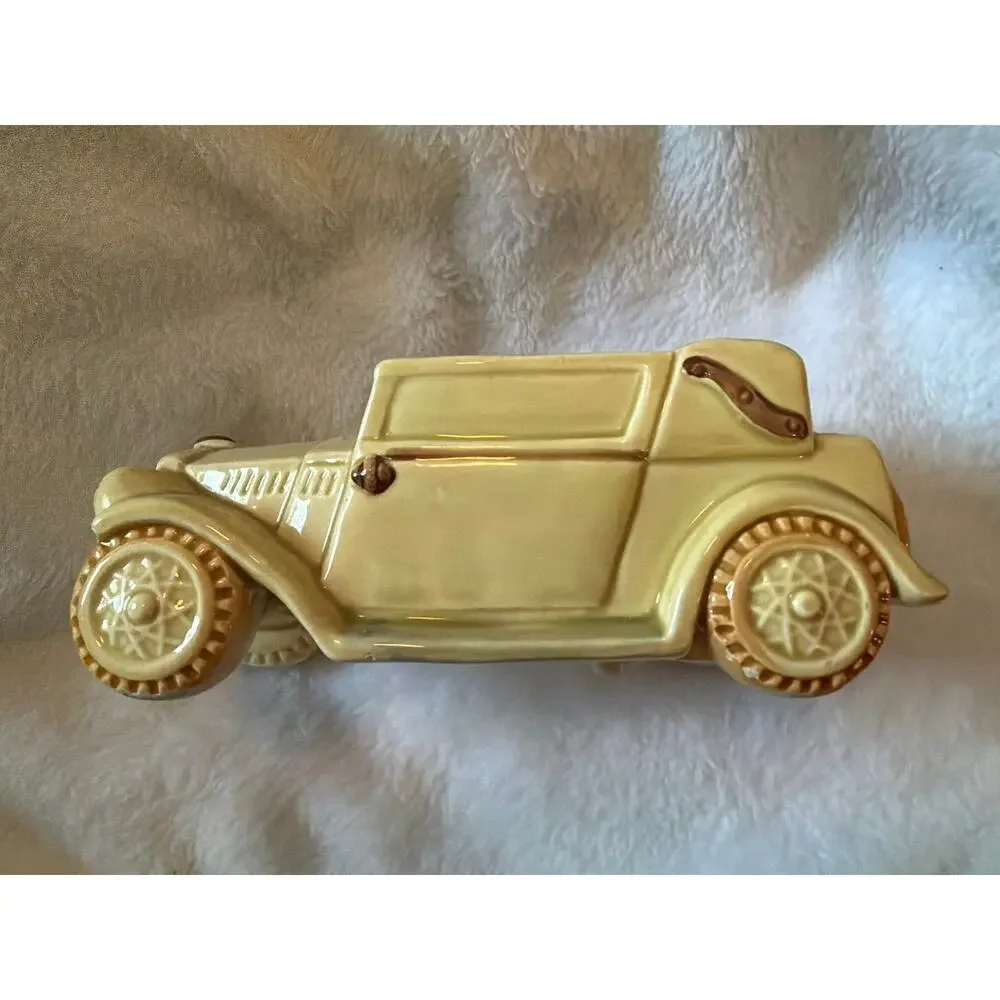 Vintage Relpo 7026 Ceramic Roadster Car Planter Cachepot Art Deco Japan